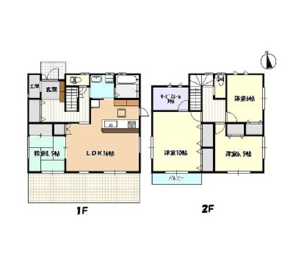 ペットと住まうキラキラタウン「染地台」の間取り図