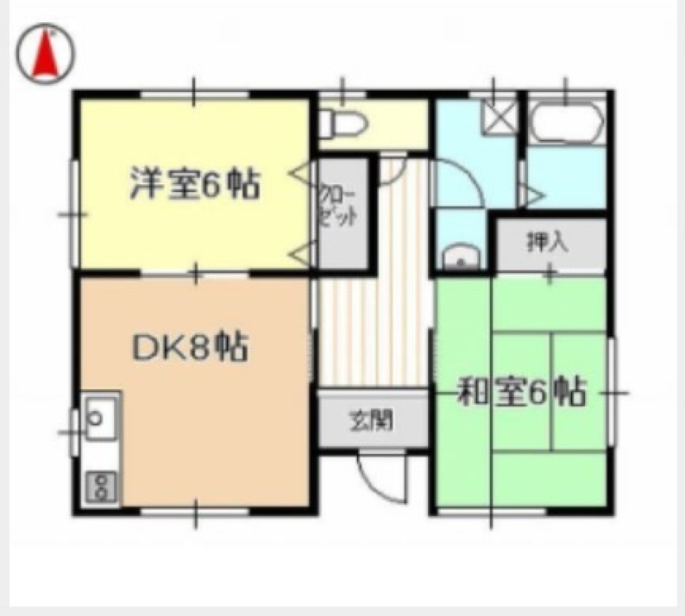 【ペット可】風と陽と君との間取り図