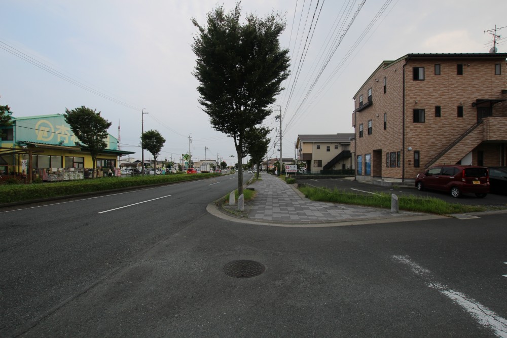 大平台の目抜き通り沿いで分かりやすい立地。