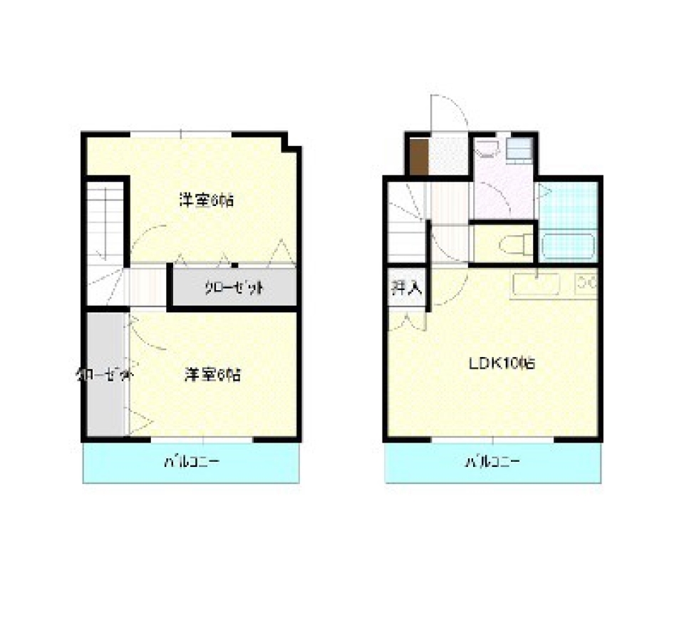 憧れタウン、大平台にDebut。の間取り図