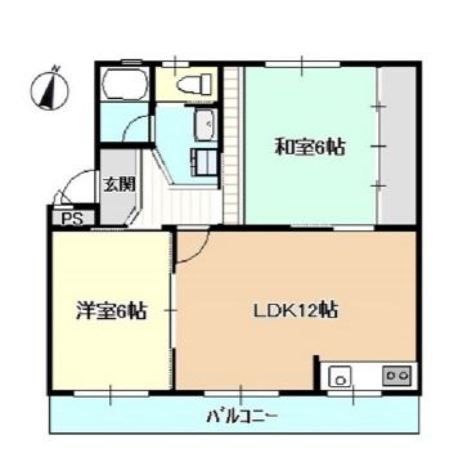 高台がスキ！の間取り図