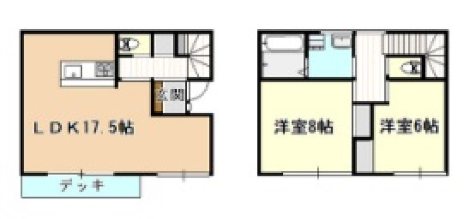 新生活にいかがでしょうか。の間取り図