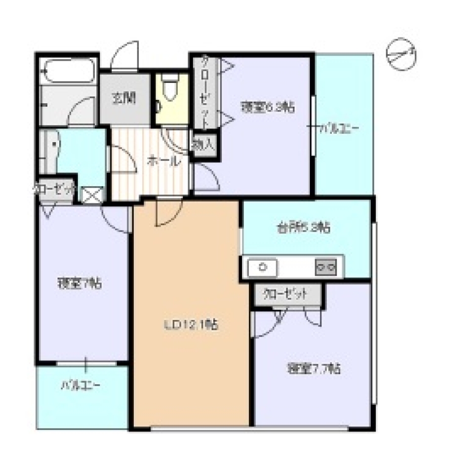 見よ！この大パノラマを！！の間取り図