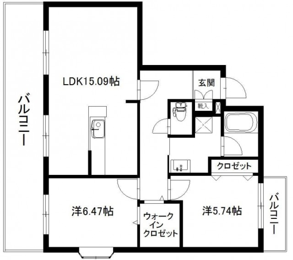 文教エリアで始める新生活。の間取り図