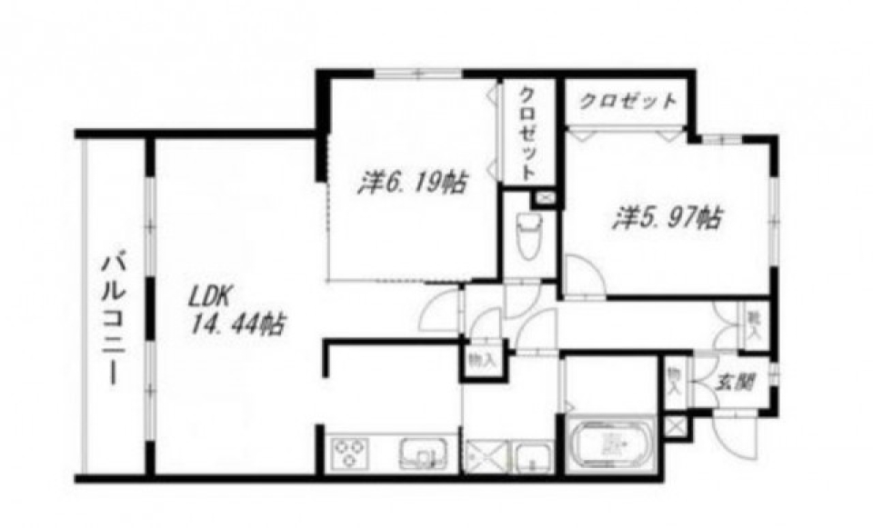 街中の日当たり独り占め。の間取り図