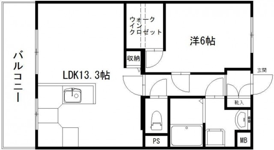 光きらめく空間で　2人の時間をの間取り図