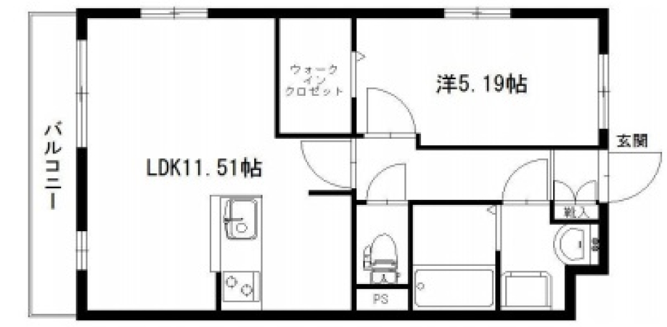 サチコとバリー愛の巣の間取り図