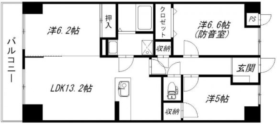 NO MUSIC NO LIFE.の間取り図