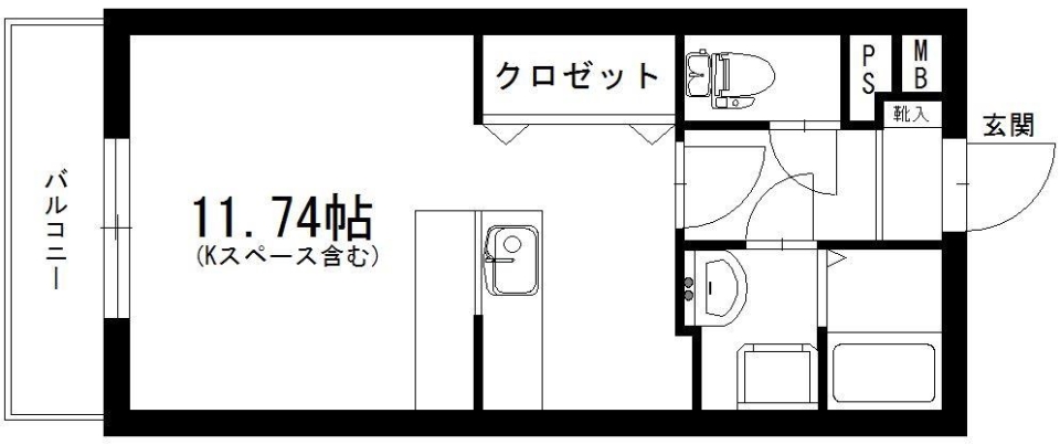 攻めのブラック~癒しのナチュラル空間で~”の間取り図