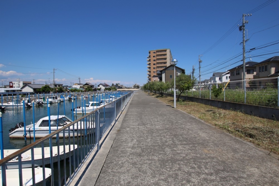 午後のひとときの散歩道。