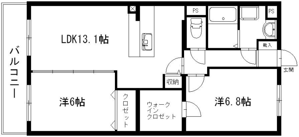 PORT VIEW ARAIの間取り図