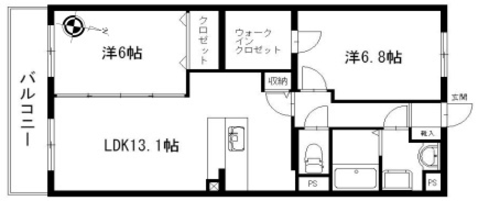 愛犬と暮らすレイクサイドストーリーの間取り図