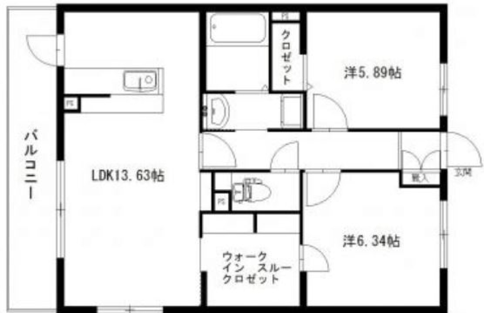 【ペット可】子育てをここからの間取り図