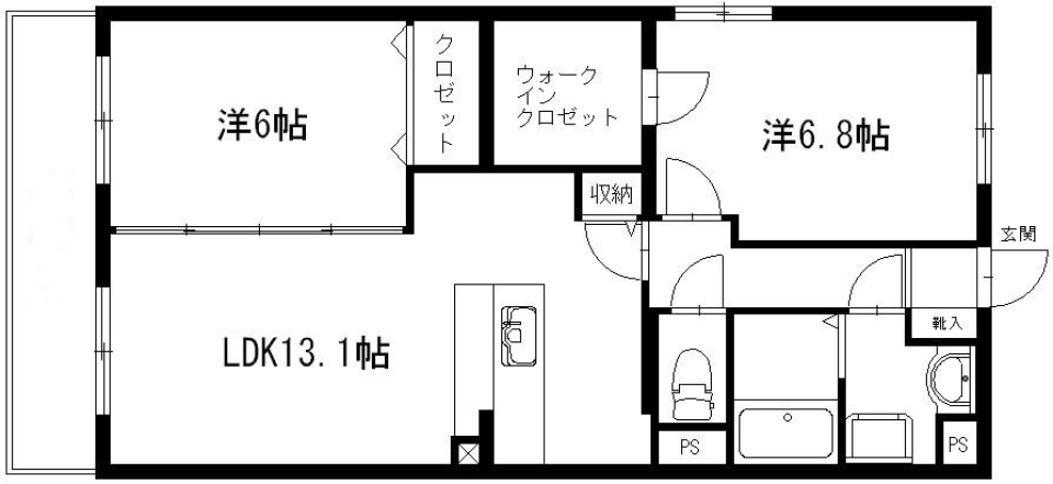 庭は続くよ、鈴木家までも？の間取り図