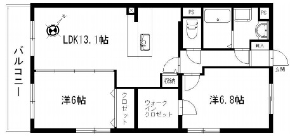 大人になってもペットフレンドリーの間取り図