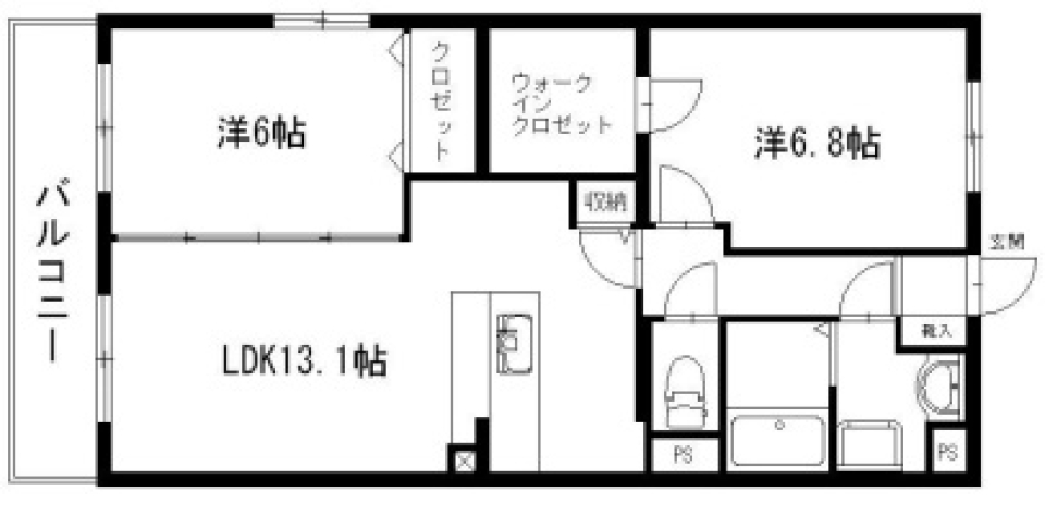 カッチンコッチンRCの間取り図