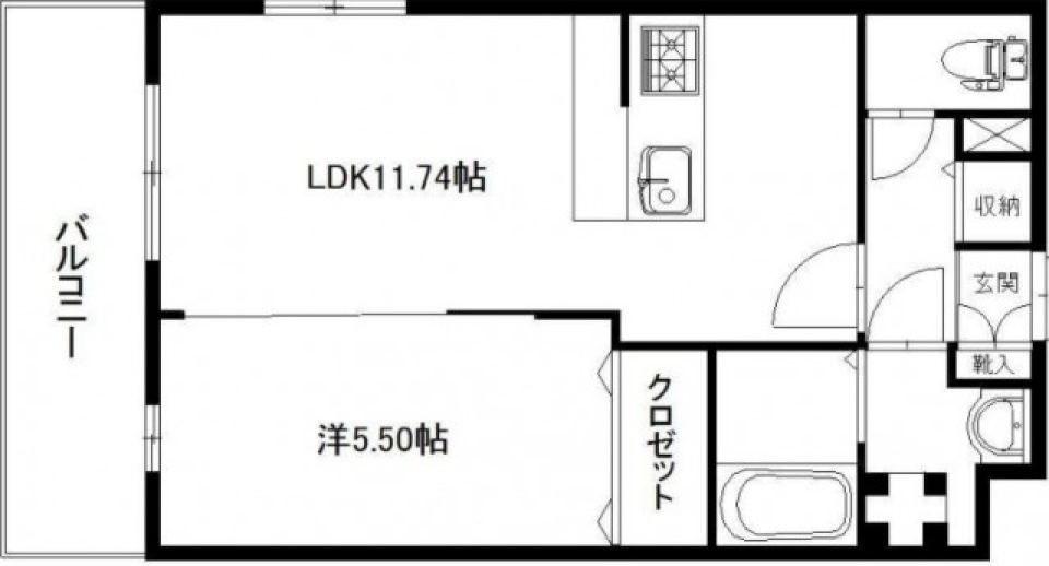 向かい合っていこうの間取り図