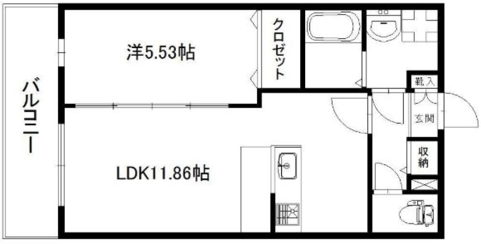 線路を眺めてどこまでもの間取り図