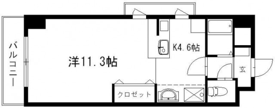 コスパGOOD部屋の間取り図