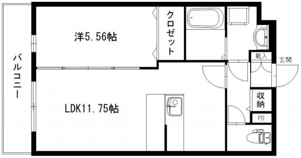 お待たせしましたの間取り図