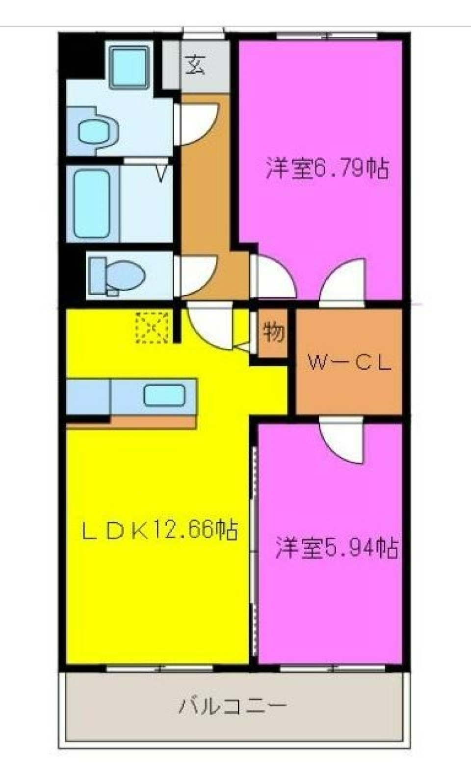 緑豊かに静かな暮らしの間取り図