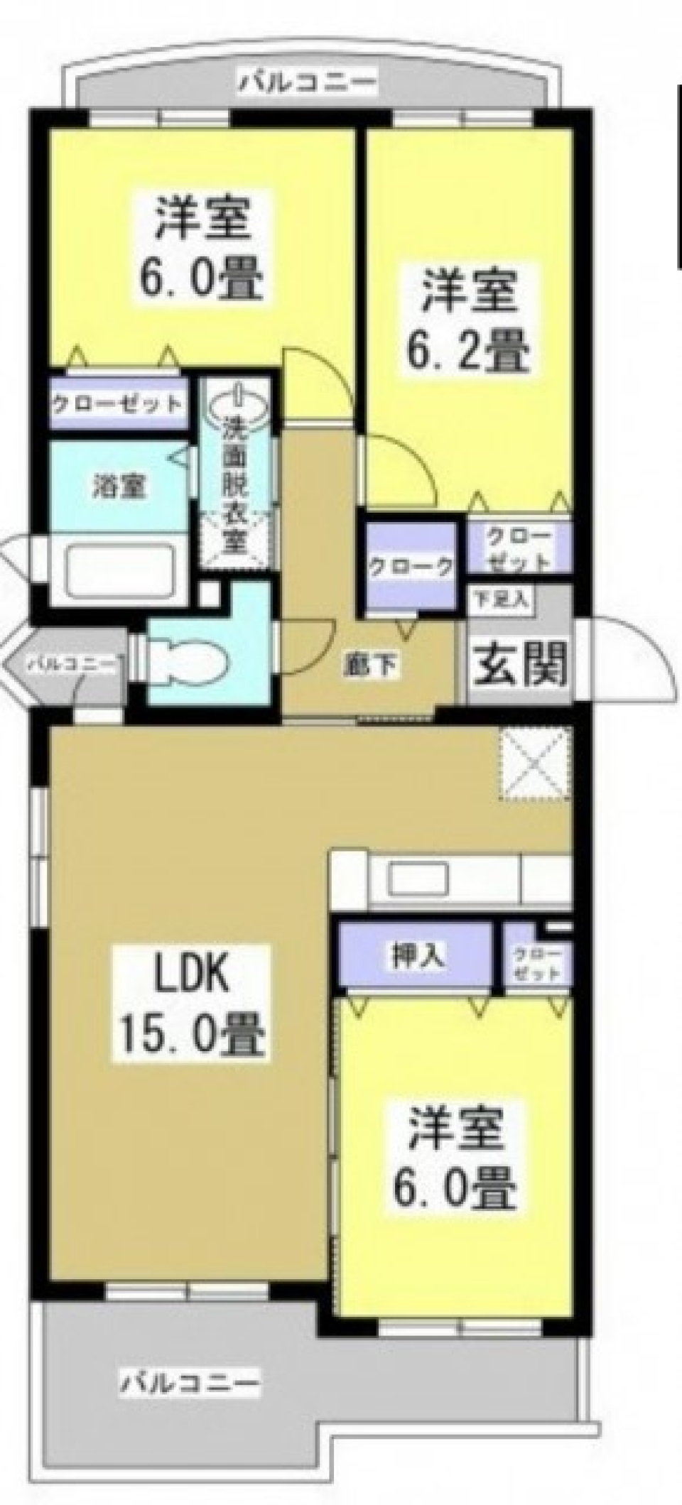 エコパの歓声を聞きながらの間取り図