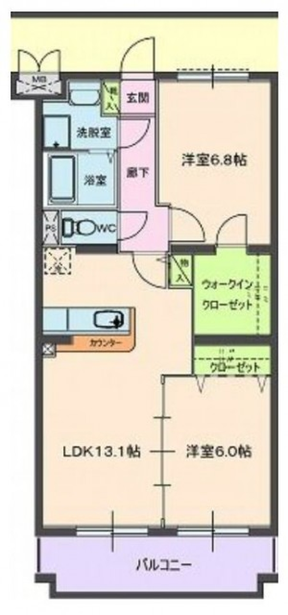 Harmonyの間取り図