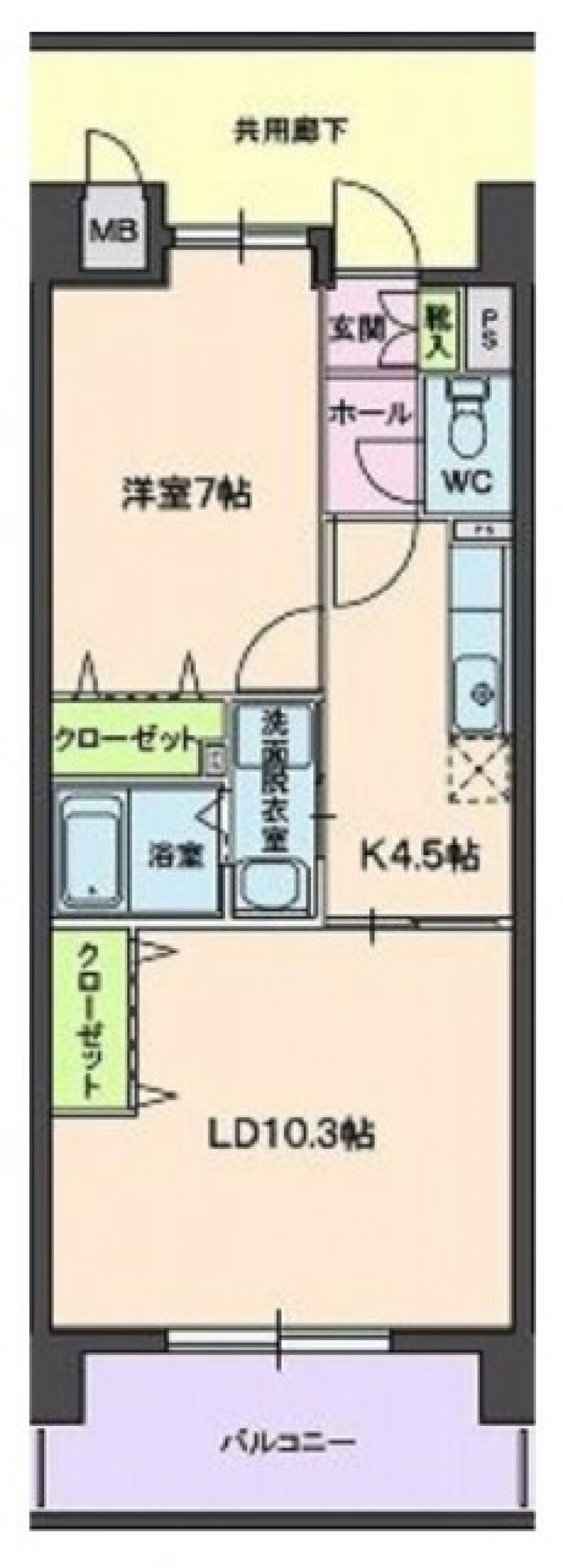 女性の一人暮らしでも安心の間取り図