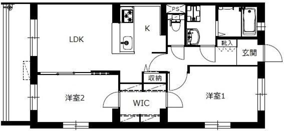 令和モデルのNEW ROOM！の間取り図