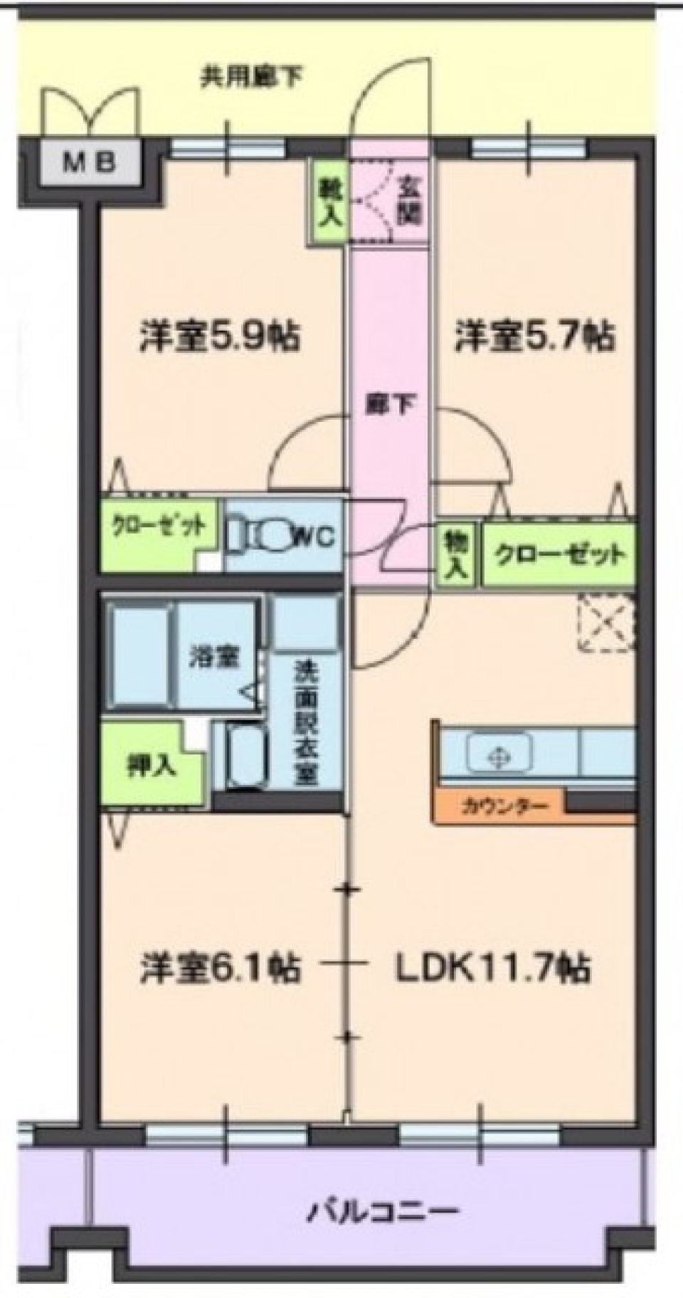 最大級で最上級のしあわせ！の間取り図