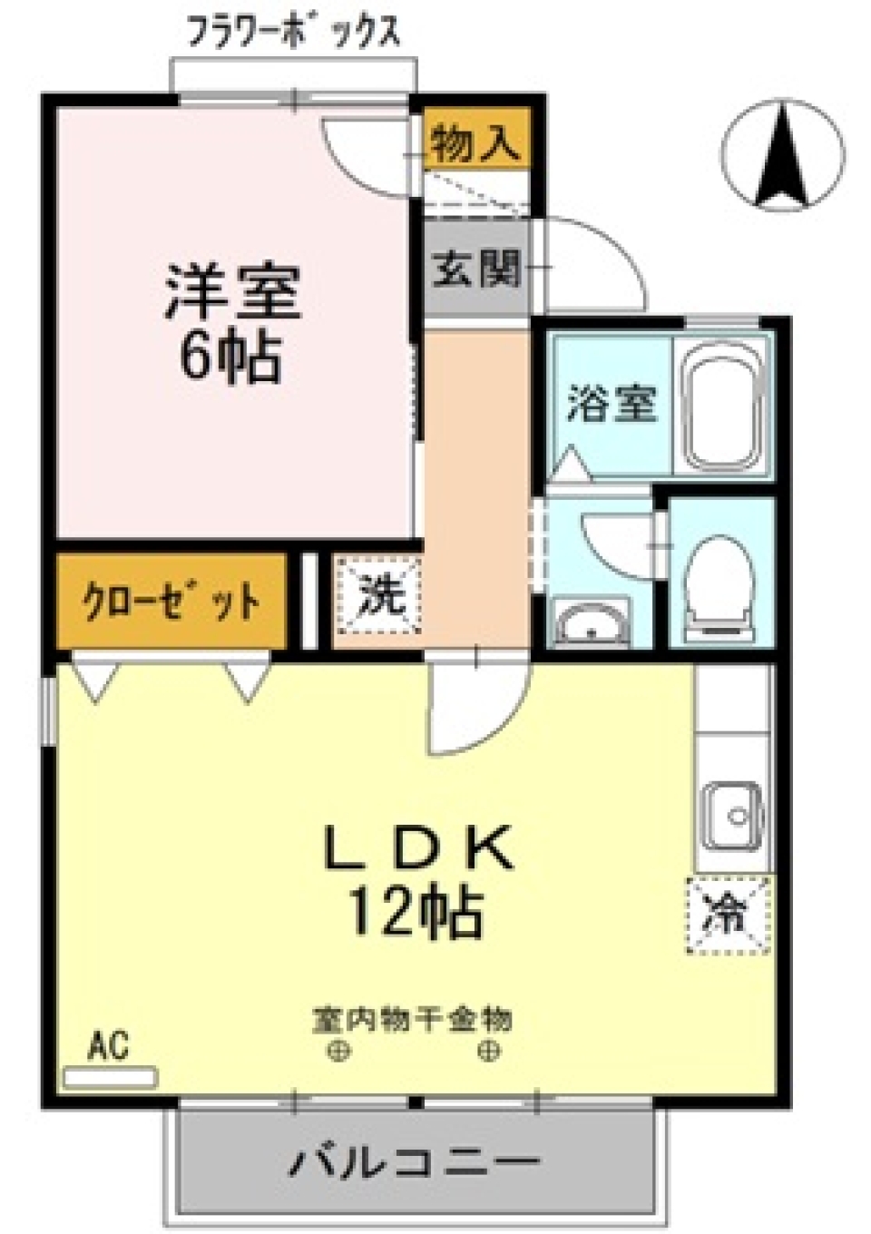 1Kなんかじゃ物足りない。の間取り図