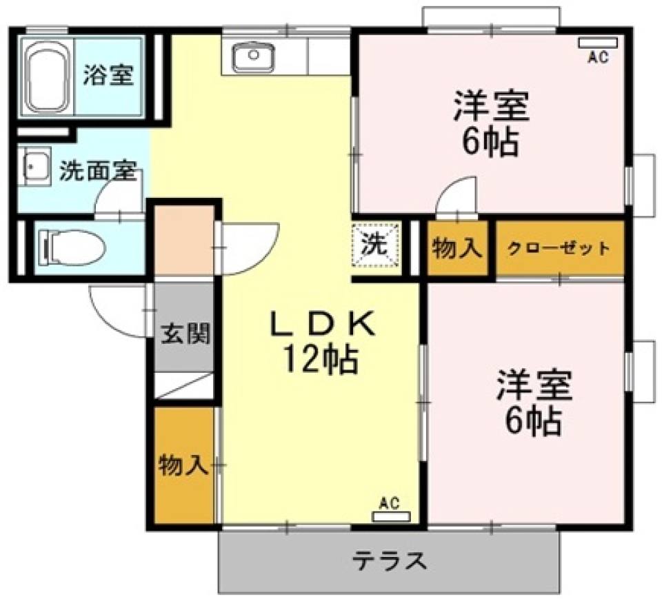 あ～かい、アカイ、赤い仮面の♪の間取り図