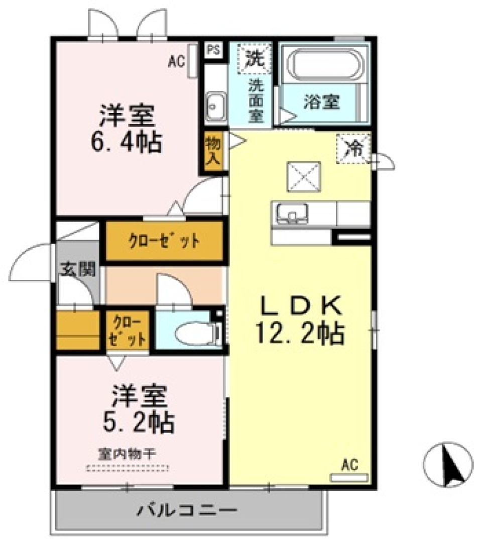 静岡西端のセキュリティMaisonの間取り図