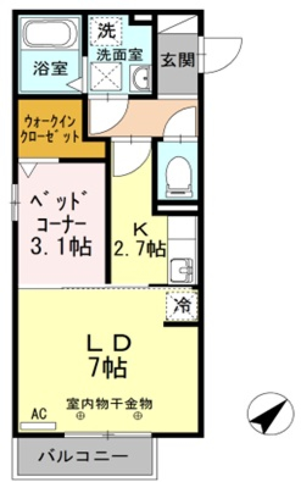 アナタの元へ駆けつける、ALSOKホームセキュリティ。の間取り図