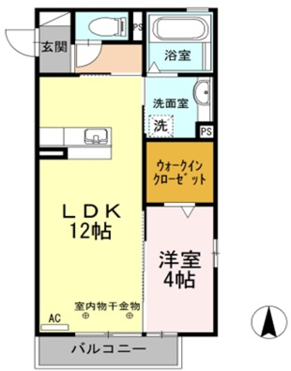 Security 賃貸 in磐田。の間取り図