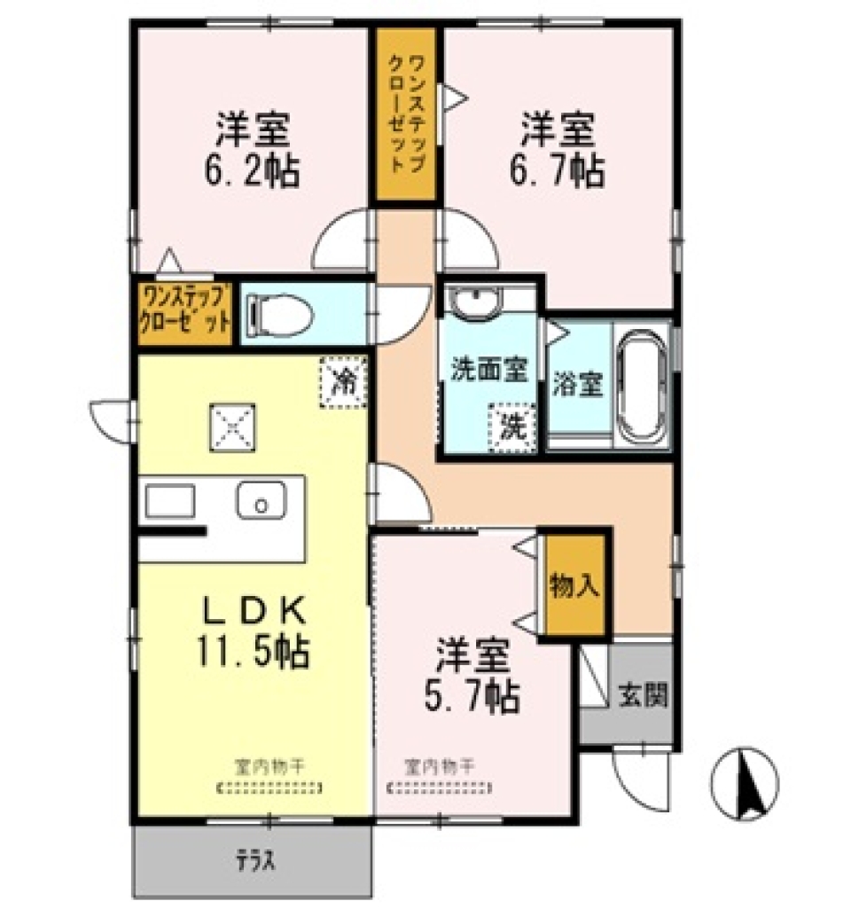 週末家族でアウトドアの間取り図