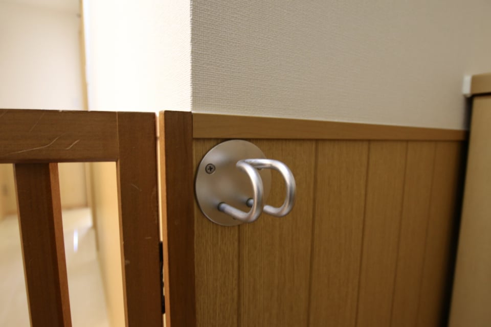 帰宅時にとっても便利。リードホルダー