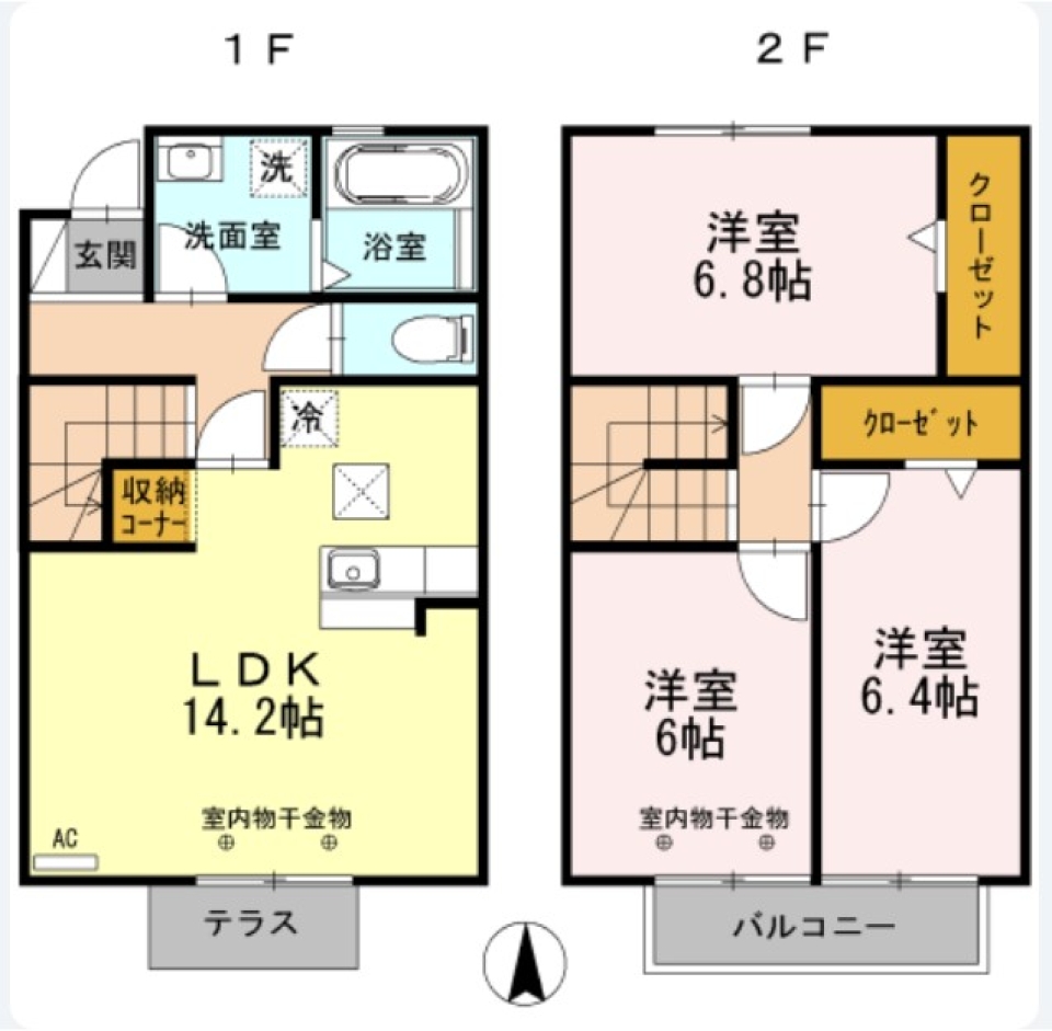 新しい趣味みーつけたの間取り図