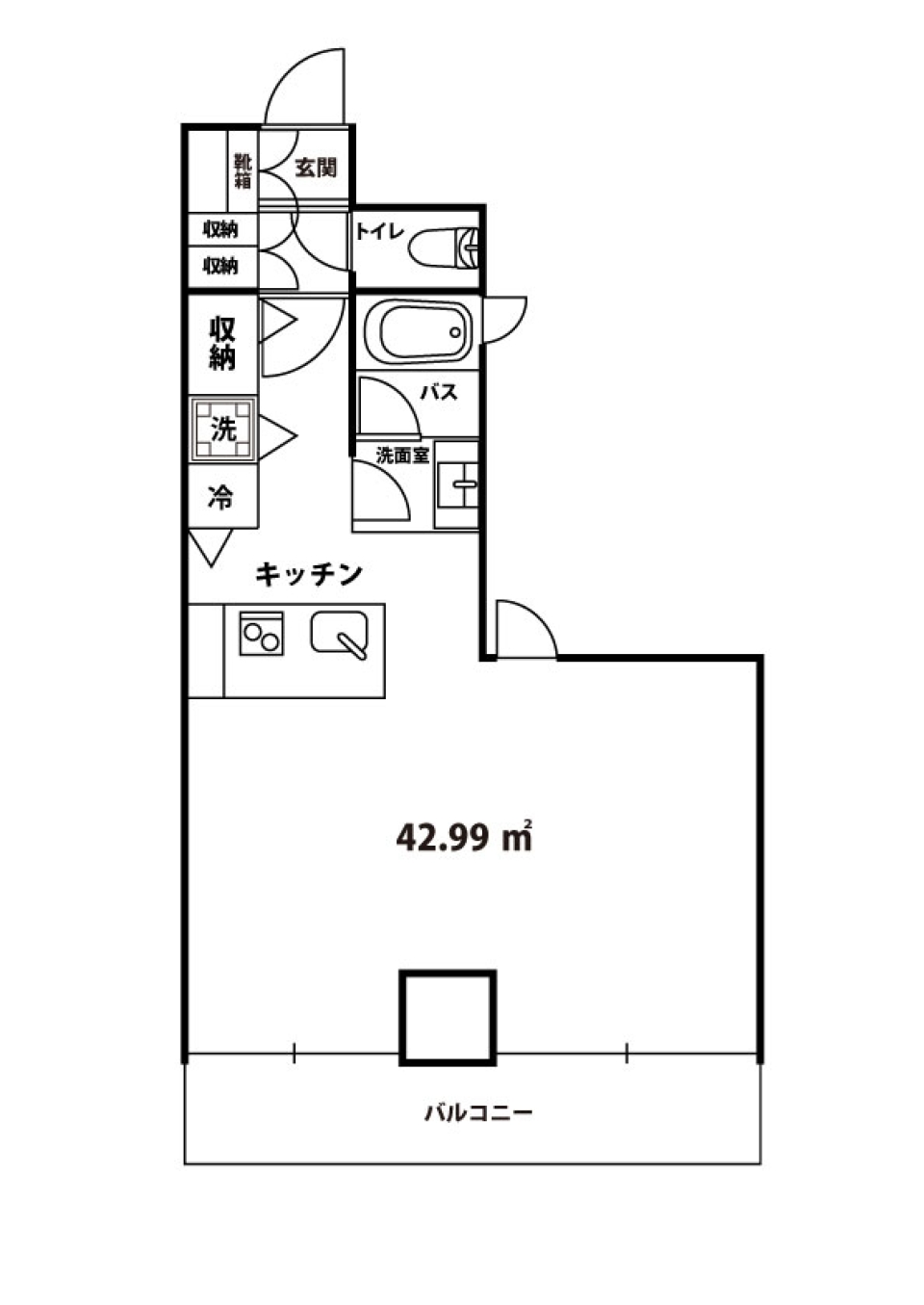 大人っぽく暮らすなら。の間取り図