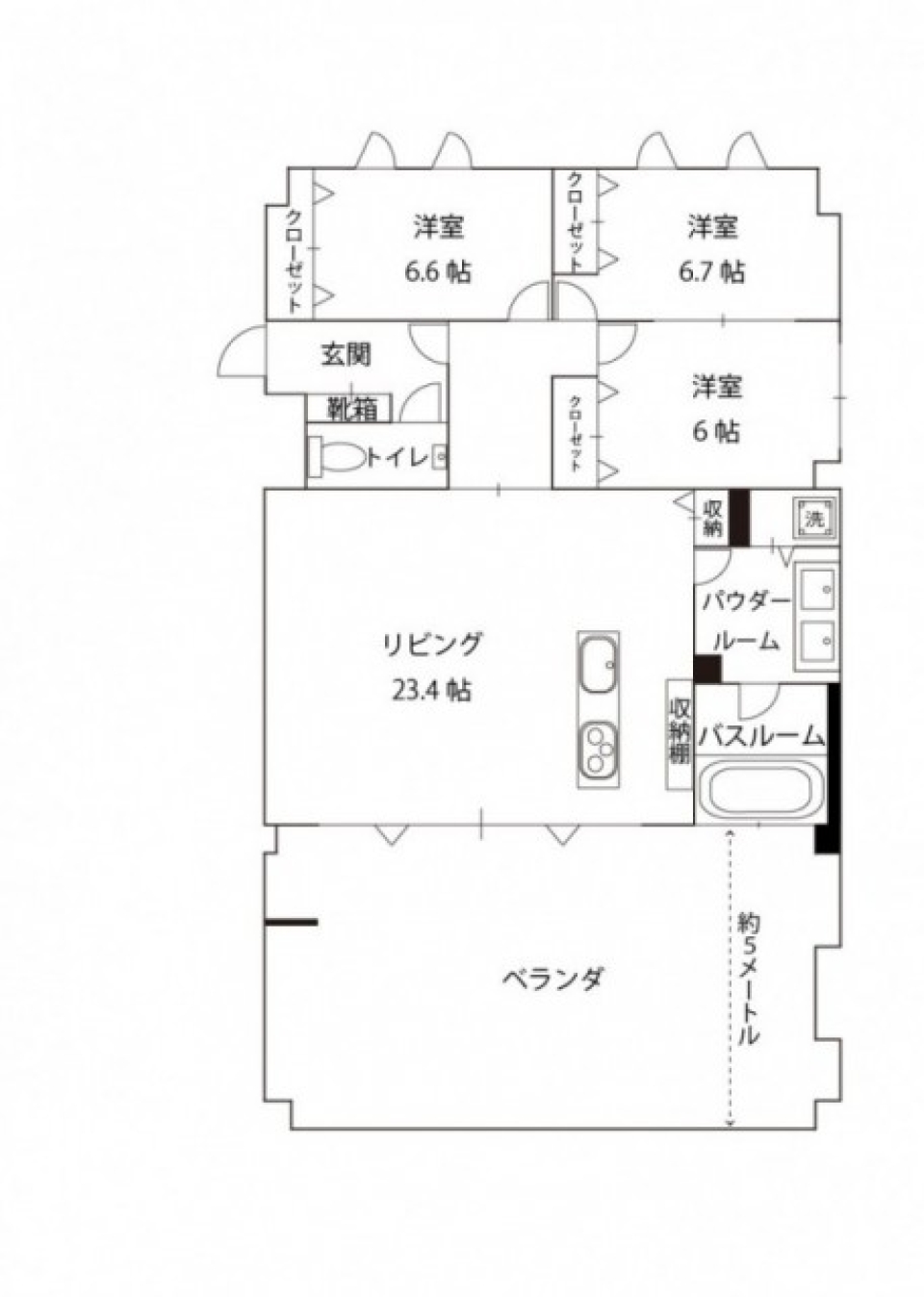 Designers Room For Family の間取り図