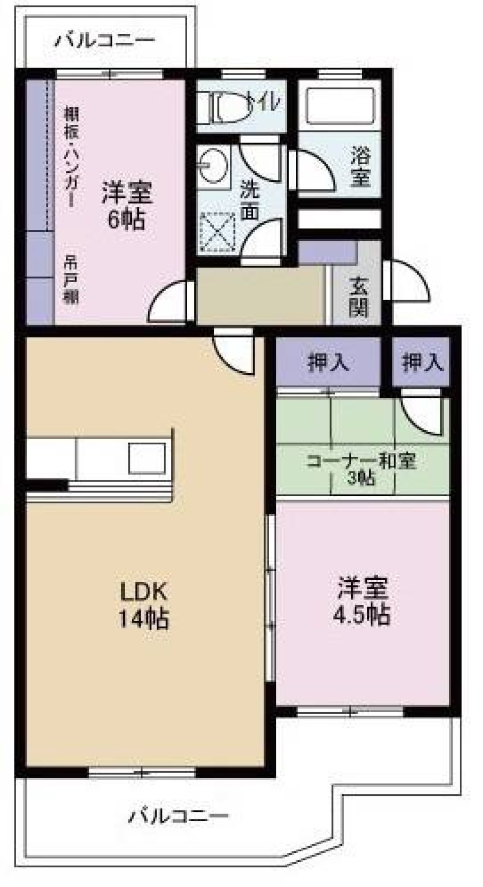 冬でもスイカ。の間取り図