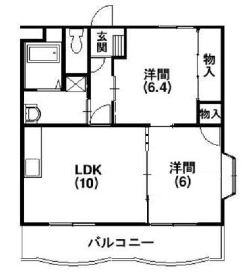 透明感のある空間。の間取り図