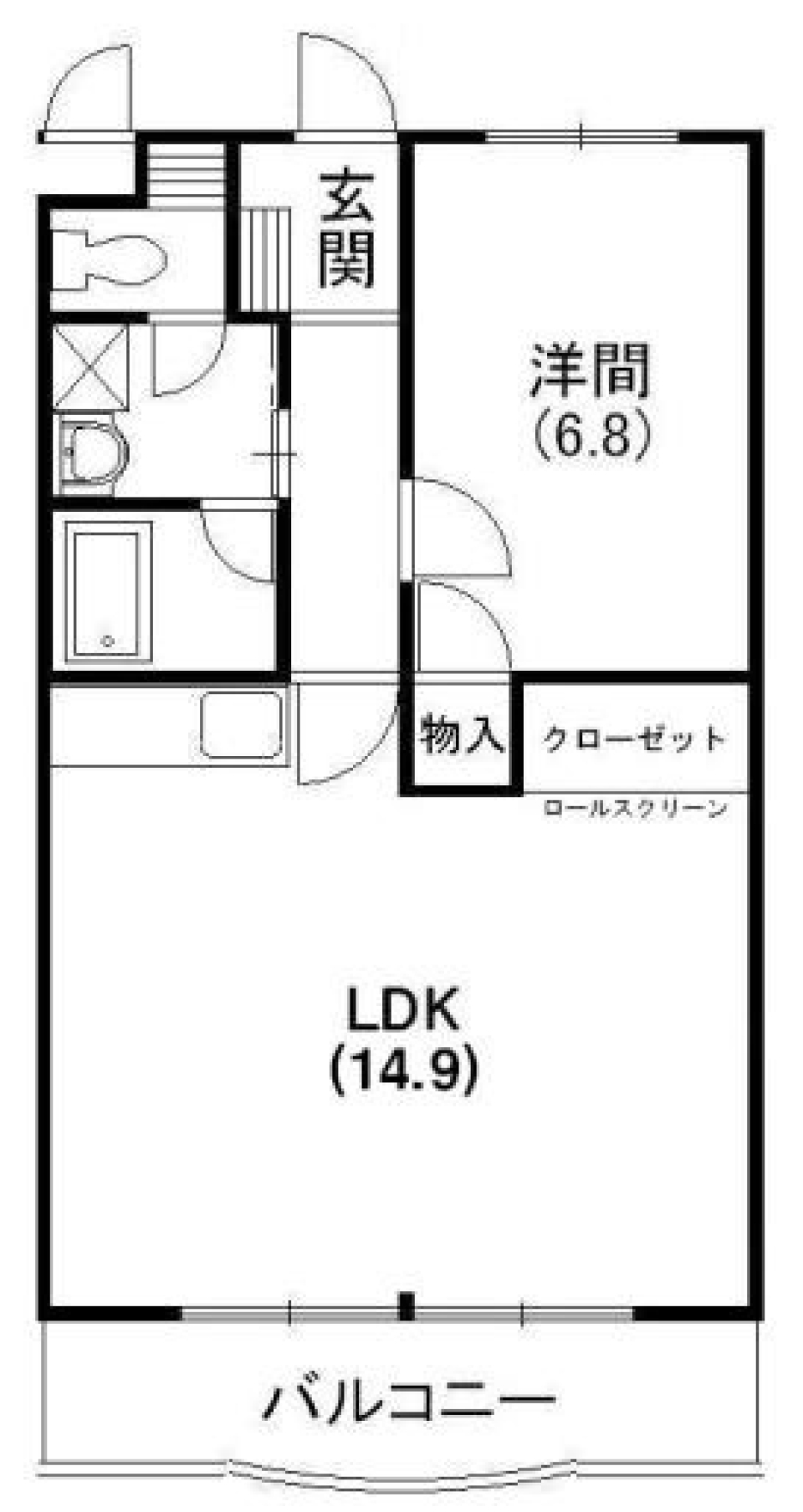 風の通り道の間取り図