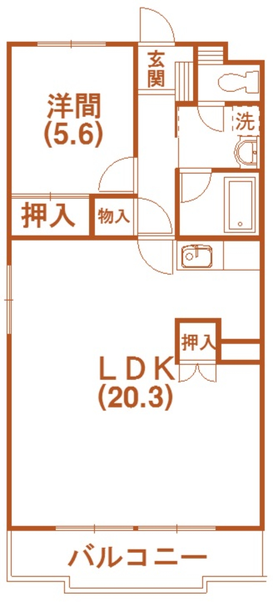 生活の中心にはいつも本が。の間取り図