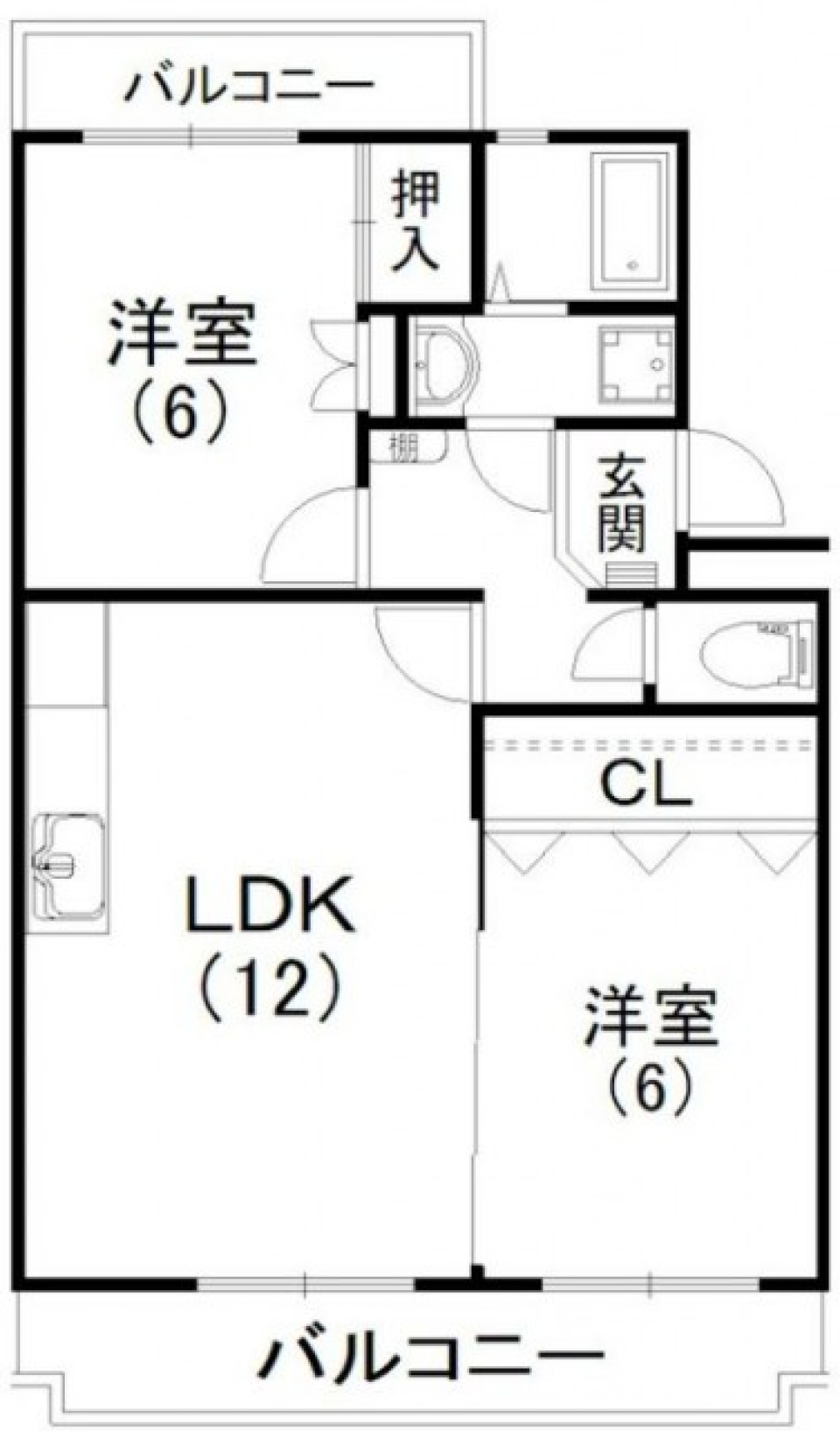 Happy Lifeの間取り図