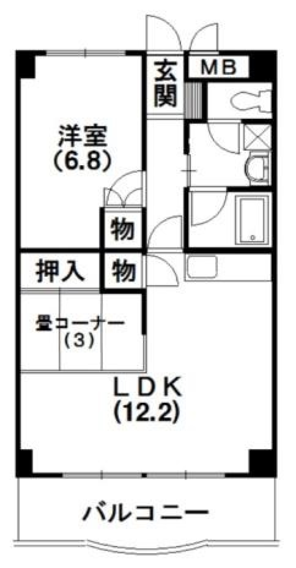 シックな畳でストレスに勝つ！。の間取り図