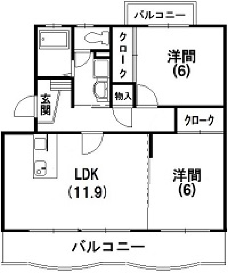 シーンによって間取りCHANGE。の間取り図