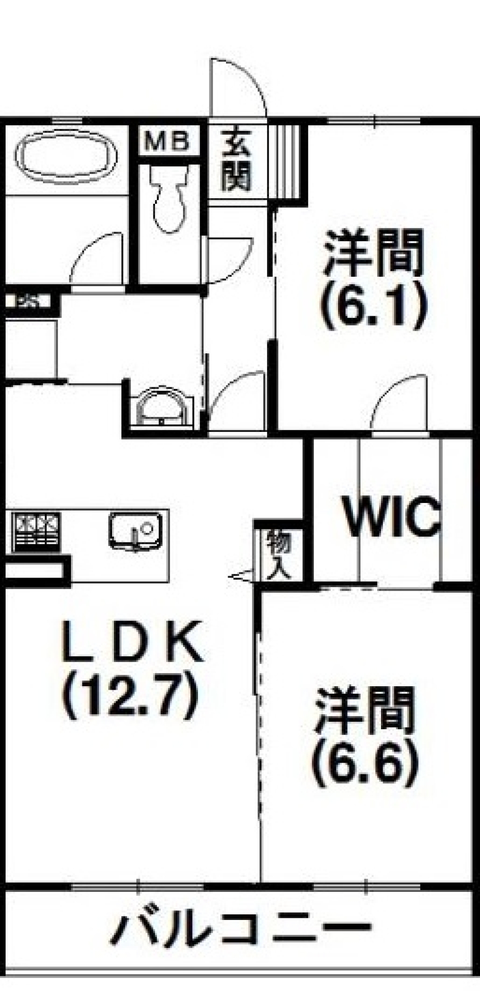 遠鉄線路の1番近く　2017spring。の間取り図