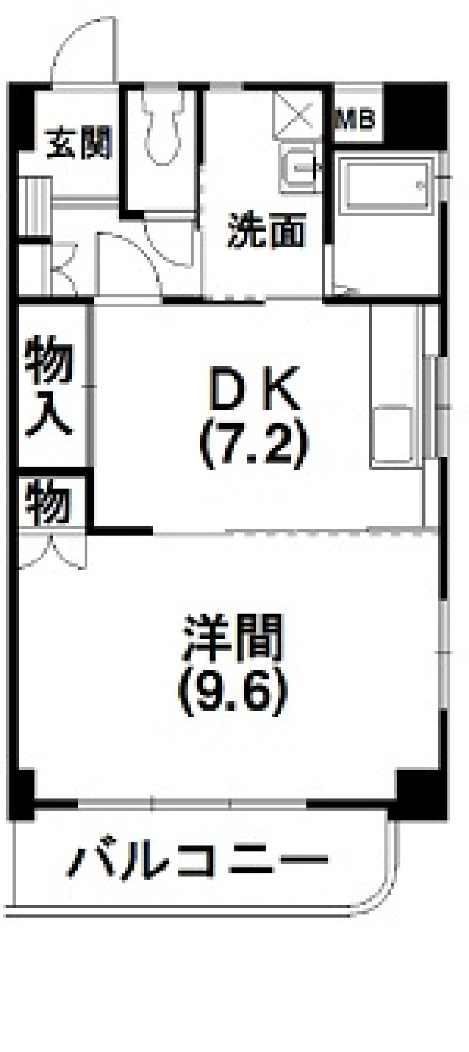 新生活応援roomの間取り図