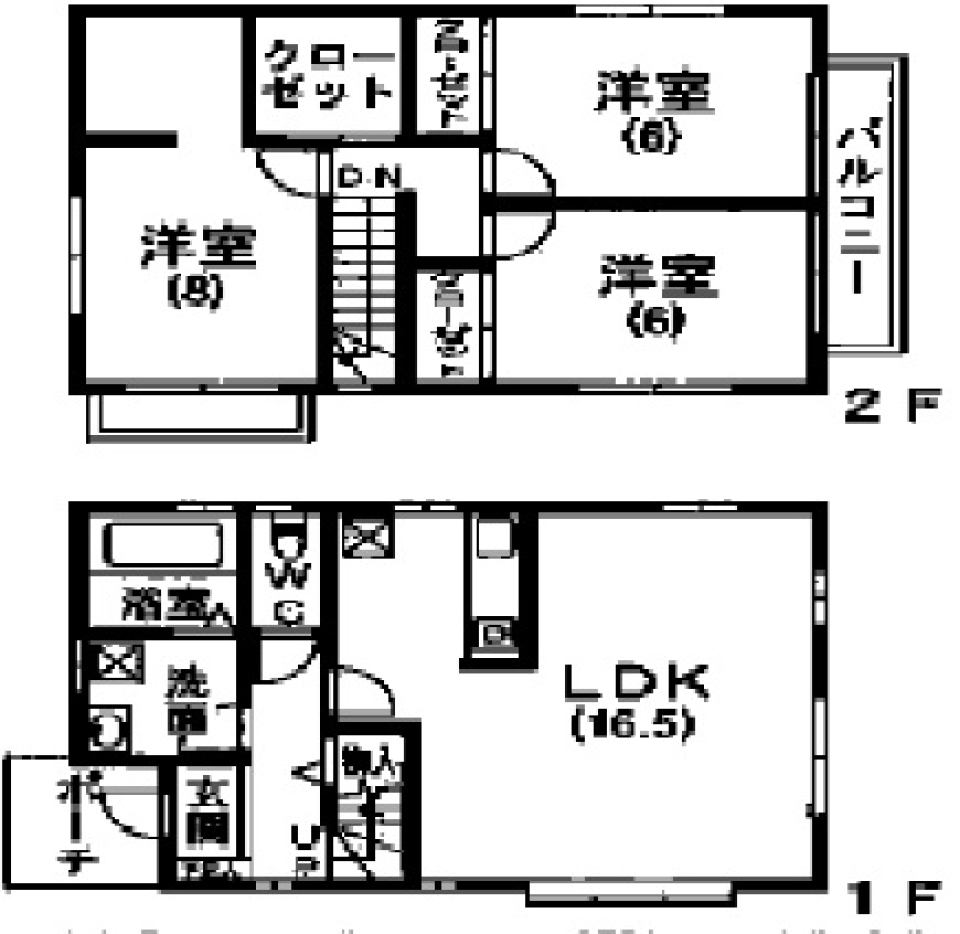 TOMITSUKA　gardenland。の間取り図